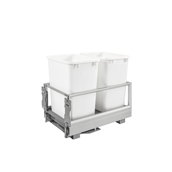 Rev-A-Shelf Aluminum, Silver, 14.29 in W, 19.5 in H, 22 in D, 22 in L, Silver 5149-18DM-211 - main